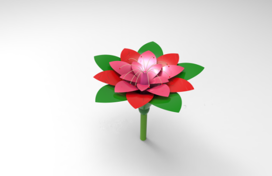 中望CAD绘制三维鲜花教程