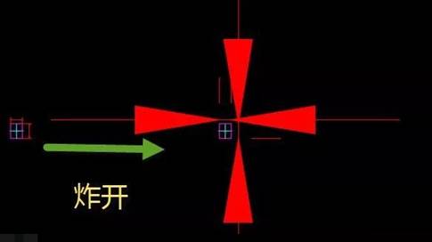 为什么中望CAD图块炸开后里面的标注箭头变得很大