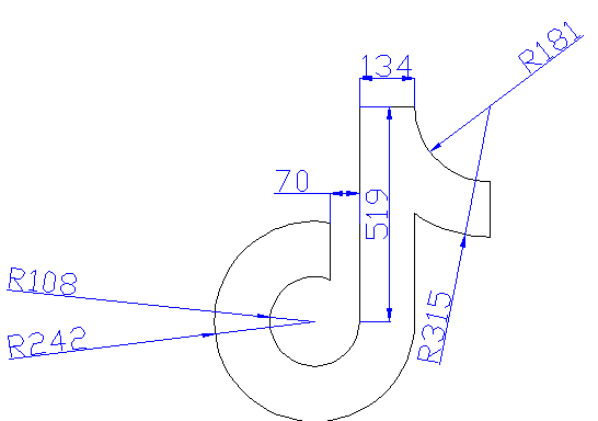 用中望CAD设计一个抖音logo