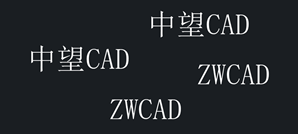 中望CAD以文本外框代替文字显示怎么办