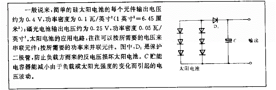 太阳电池应用电路
