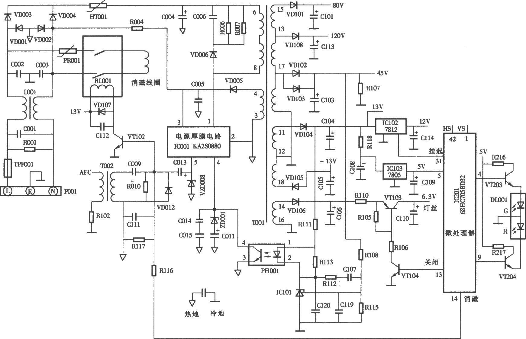DAEW00(大宇)CMC-7108型17英寸彩显开关电