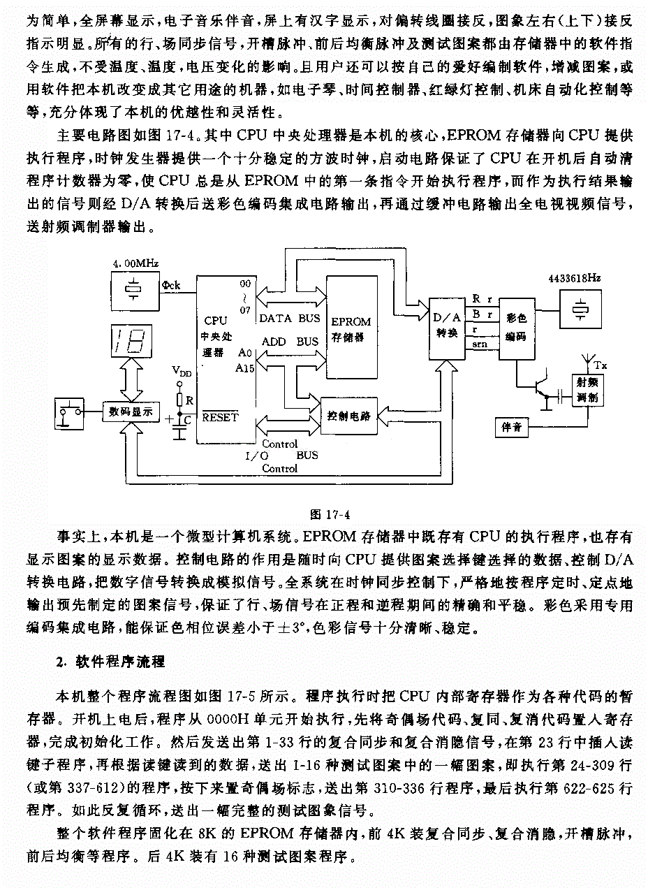 电脑存储型彩色电视信号发生器电路