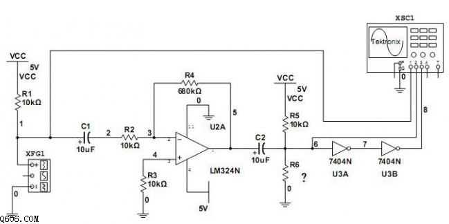 LM324过零检测电路