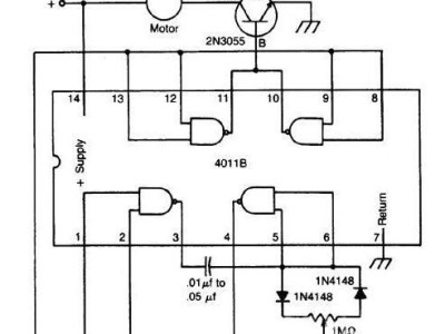 直流马达速度控制电路图